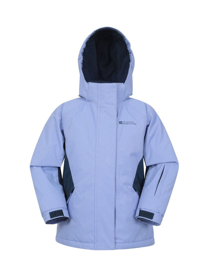 Mountain Warehouse Purple Fleece Lined Snow Ski Jacket And Trousers Set image 2