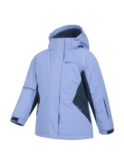 Mountain Warehouse Purple Fleece Lined Snow Ski Jacket And Trousers Set image 4