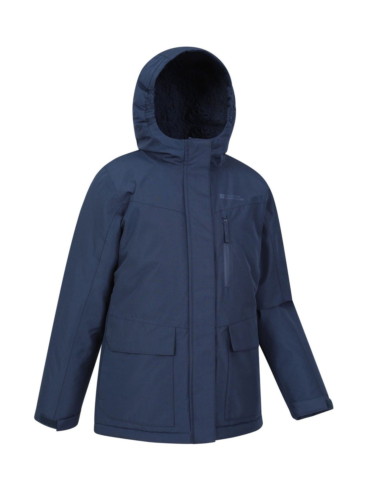 Dsiney Kidz - Mountain Warehouse Blue Noah Borg Lined Waterproof Jacket image 2
