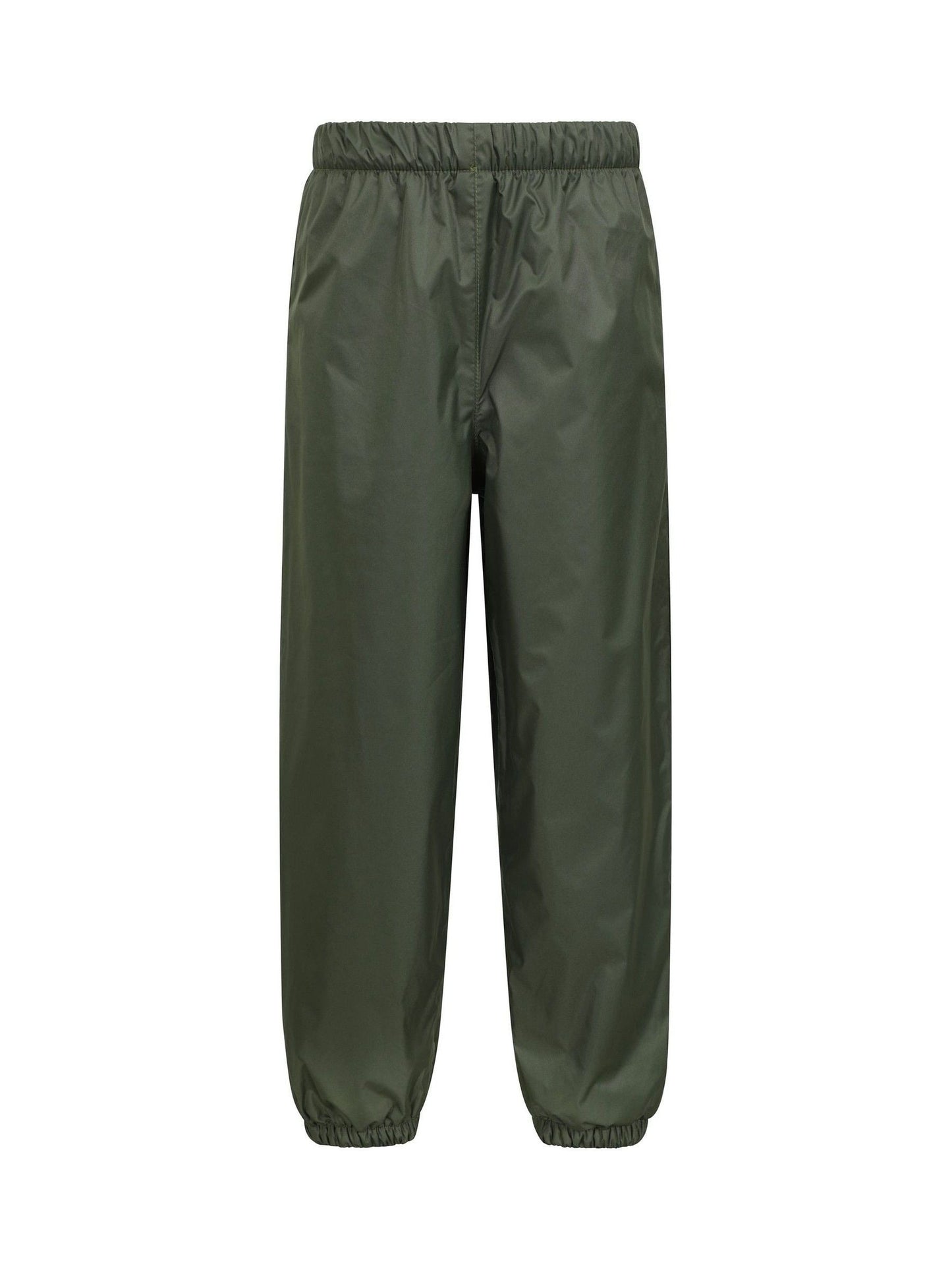 Mountain Warehouse Green Waterproof Fleece Lined Kids Trousers image 1