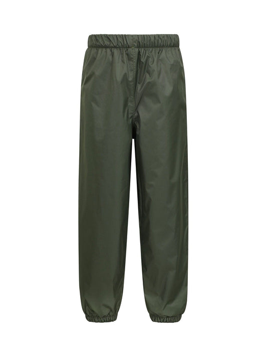 Mountain Warehouse Green Waterproof Fleece Lined Kids Trousers image 1