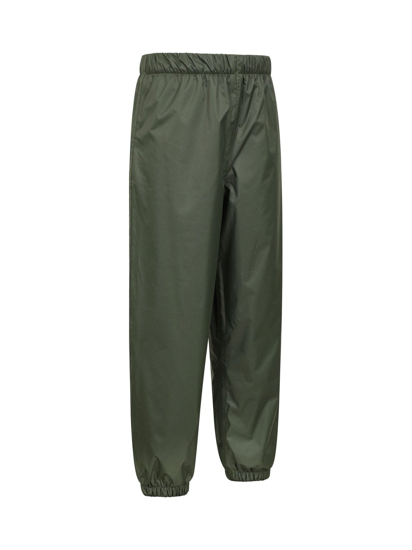 Mountain Warehouse Green Waterproof Fleece Lined Kids Trousers image 2
