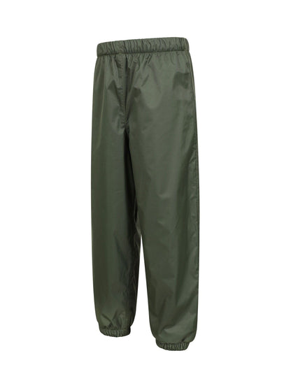 Mountain Warehouse Green Waterproof Fleece Lined Kids Trousers image 3