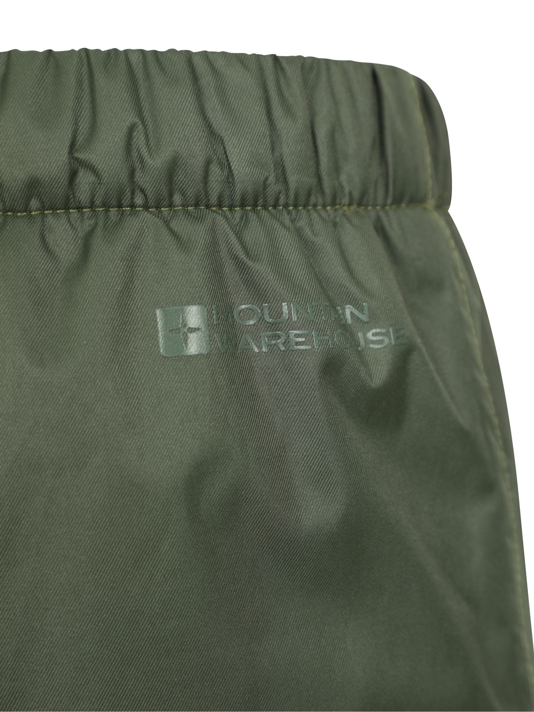 Mountain Warehouse Green Waterproof Fleece Lined Kids Trousers image 5