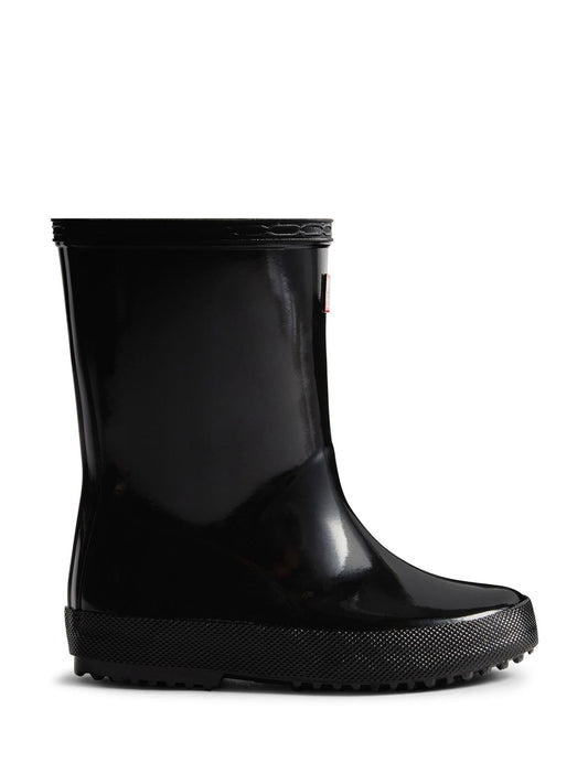 Hunter Black Kids First Gloss Wellington Boots image 1
