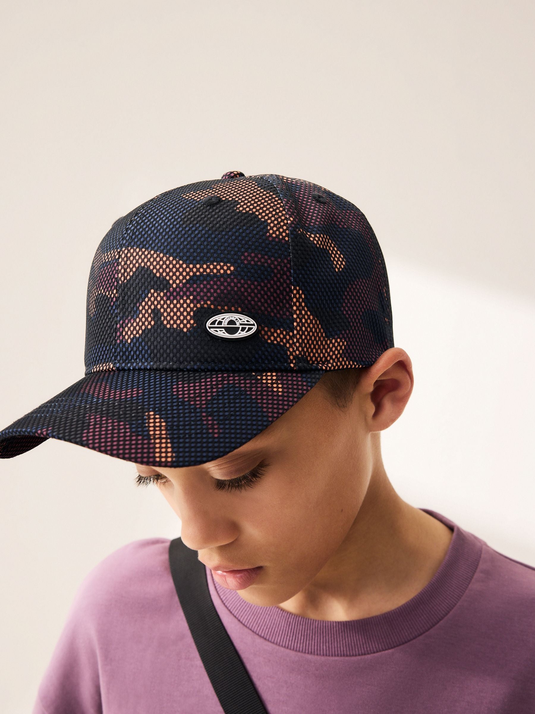 Camouflage Mesh 100% Cotton Baseball Cap Hat (3-16yrs) image 1