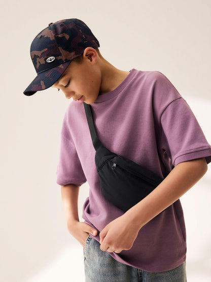 Camouflage Mesh 100% Cotton Baseball Cap Hat (3-16yrs) image 4