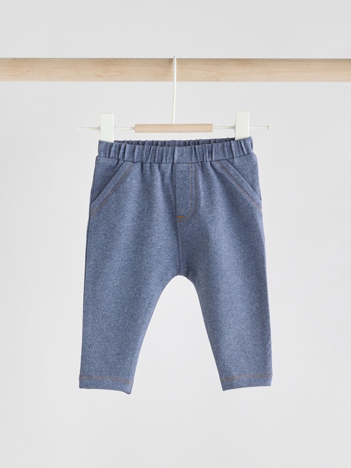 Blue Baby Leggings 2 Pack (0mths-2yrs) image 2
