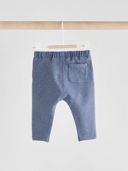Blue Baby Leggings 2 Pack (0mths-2yrs) image 5