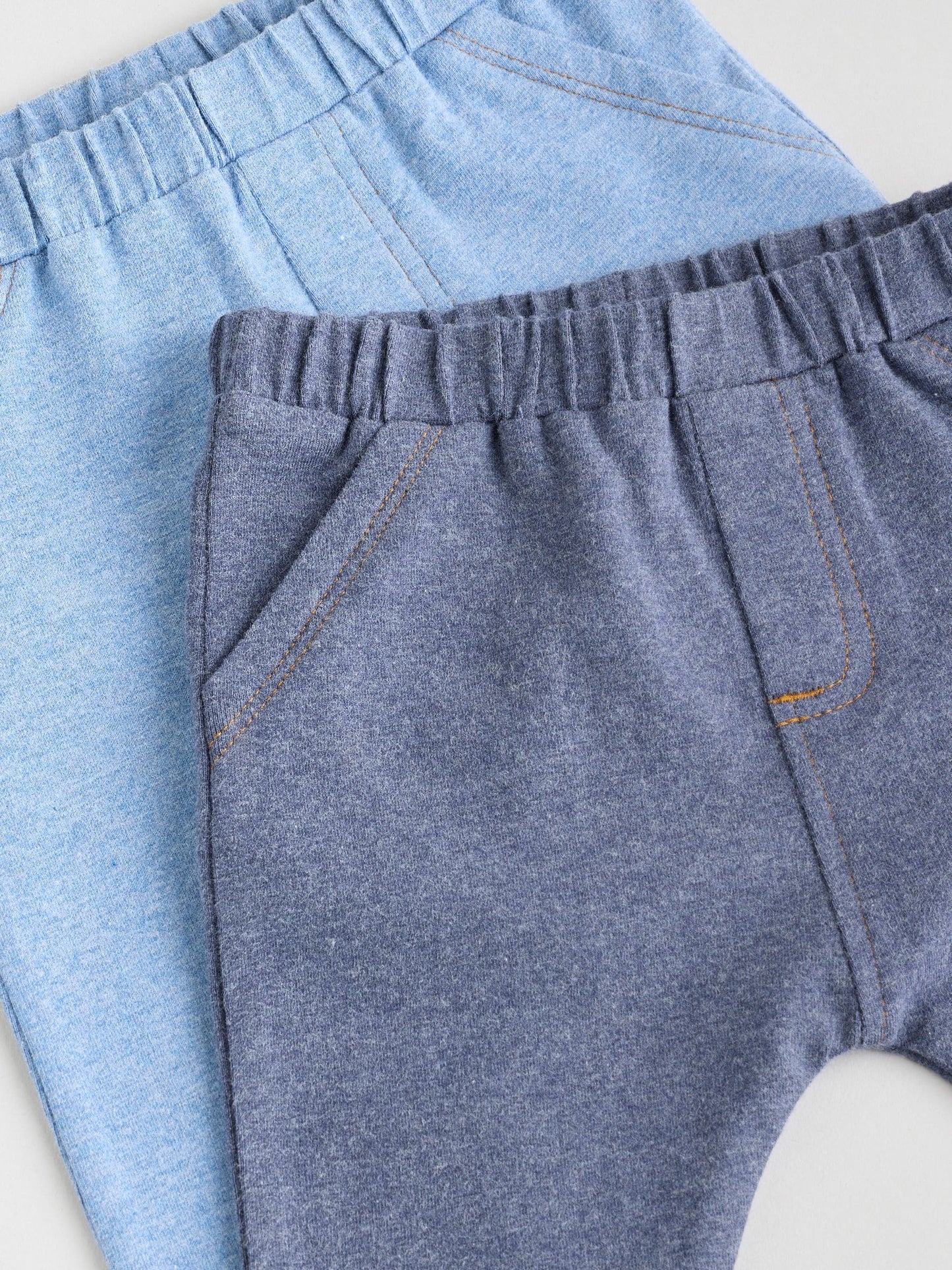 Blue Baby Leggings 2 Pack (0mths-2yrs) image 7