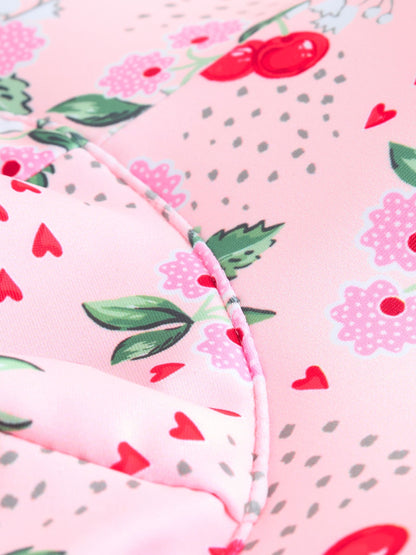 Pink Cath Kidston Floral Print Cherry Hat (3mths-10yrs) - image 7
