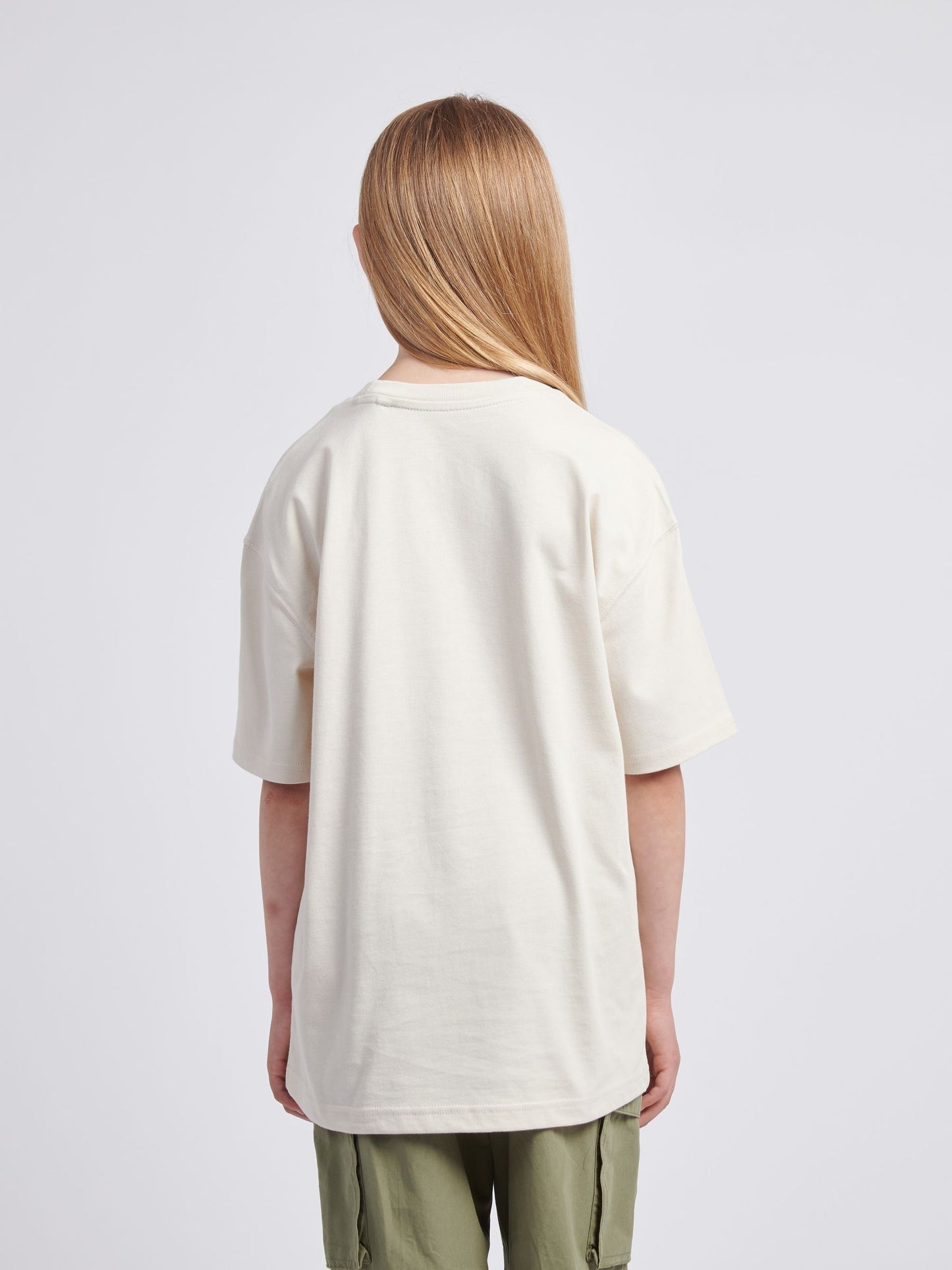 Dsiney Kidz - New Balance Pearl White Logo 100% Cotton Short Sleeve T-Shirt image 3