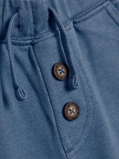 JoJo Maman Bébé Blue Relaxed Roll Up Trousers image 3