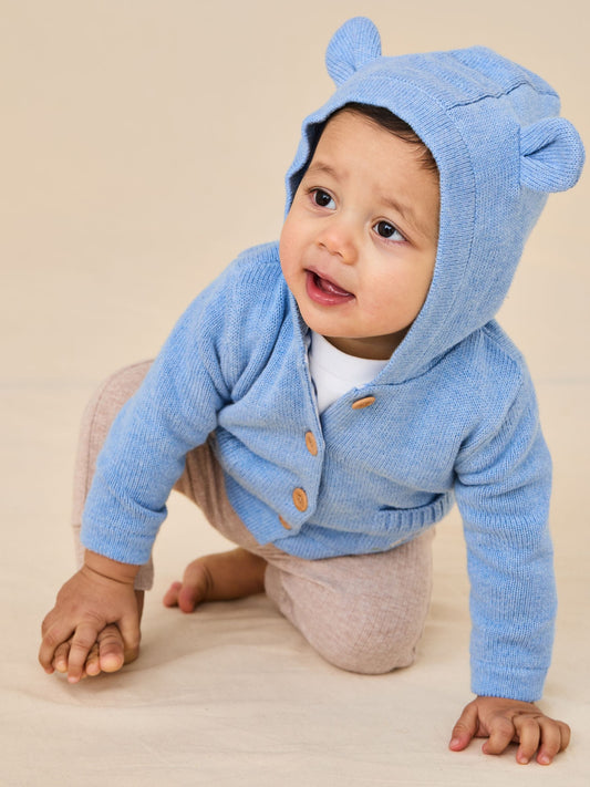 Dsiney Kidz - JoJo Maman Bébé Blue Peter Rabbit™ Embroidered Cardigan image 2