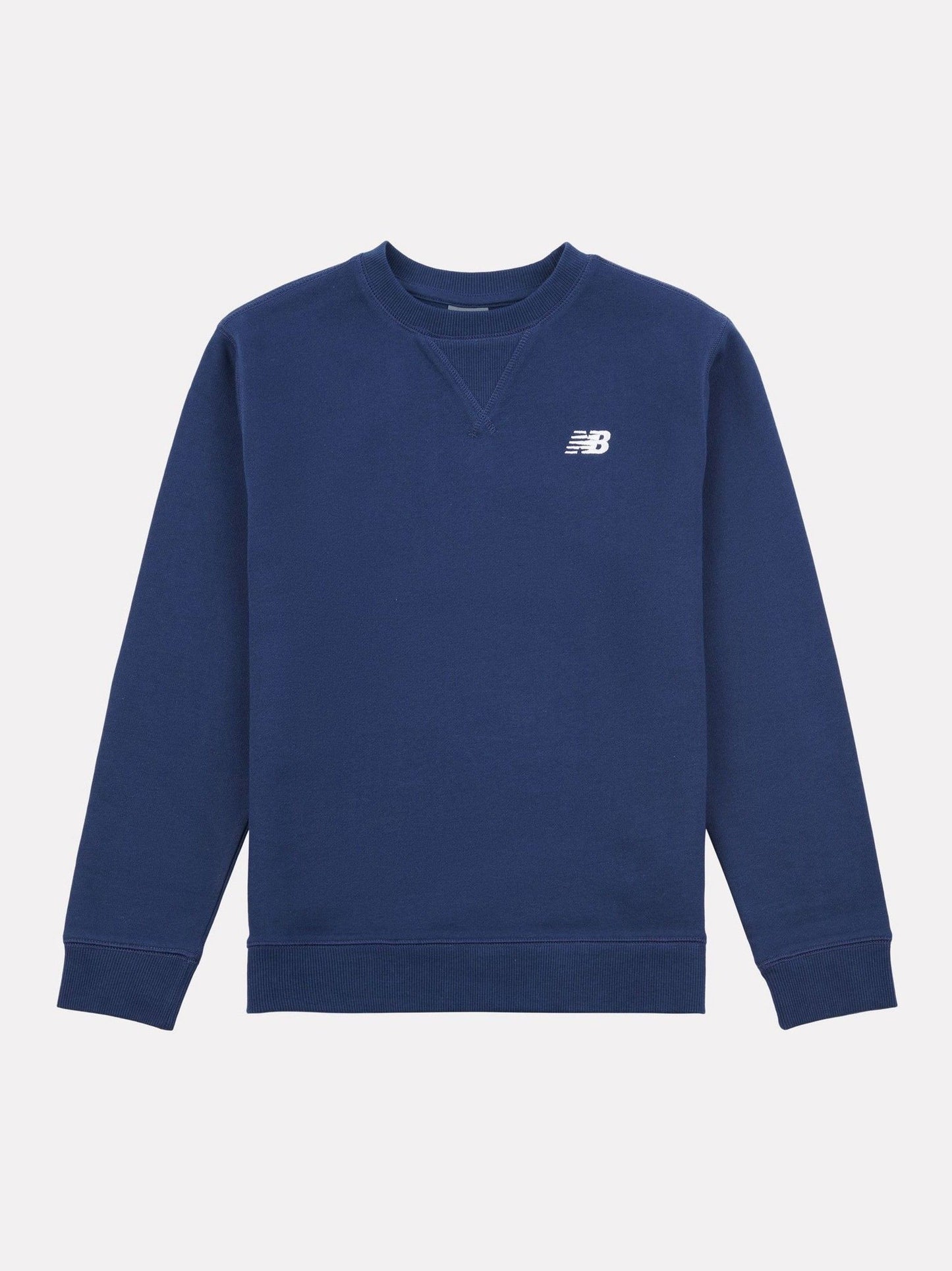 Dsiney Kidz - New Balance Navy Blue French Terry Small Logo Crew Neck Sweatshirt image 6