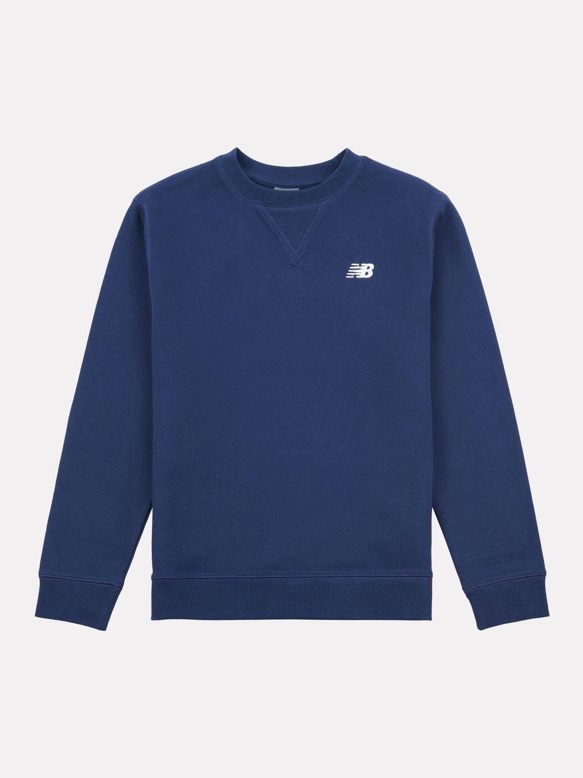 Dsiney Kidz - New Balance Navy Blue French Terry Small Logo Crew Neck Sweatshirt image 6