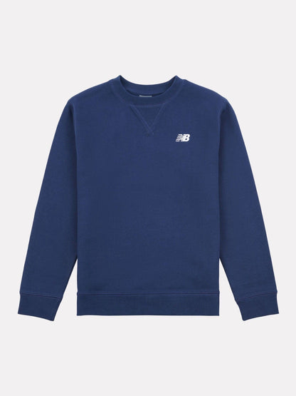 Dsiney Kidz - New Balance Navy Blue French Terry Small Logo Crew Neck Sweatshirt image 6