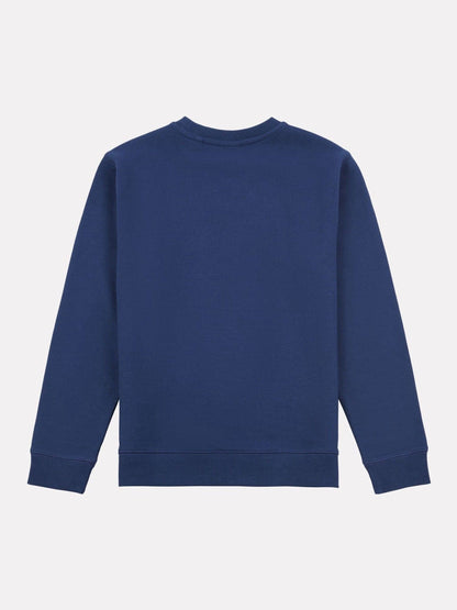 Dsiney Kidz - New Balance Navy Blue French Terry Small Logo Crew Neck Sweatshirt image 7