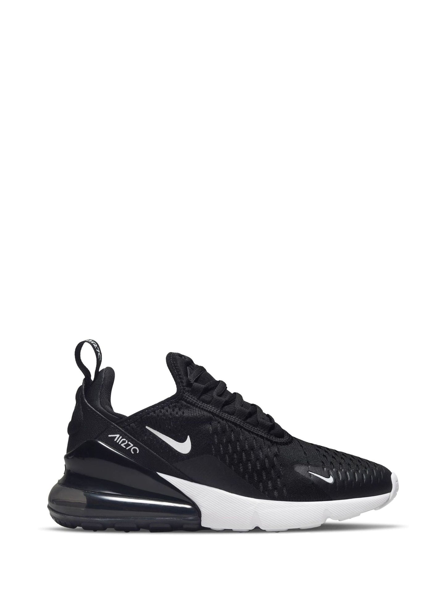 Nike Black White Youth Air Max 270 Trainers image 1