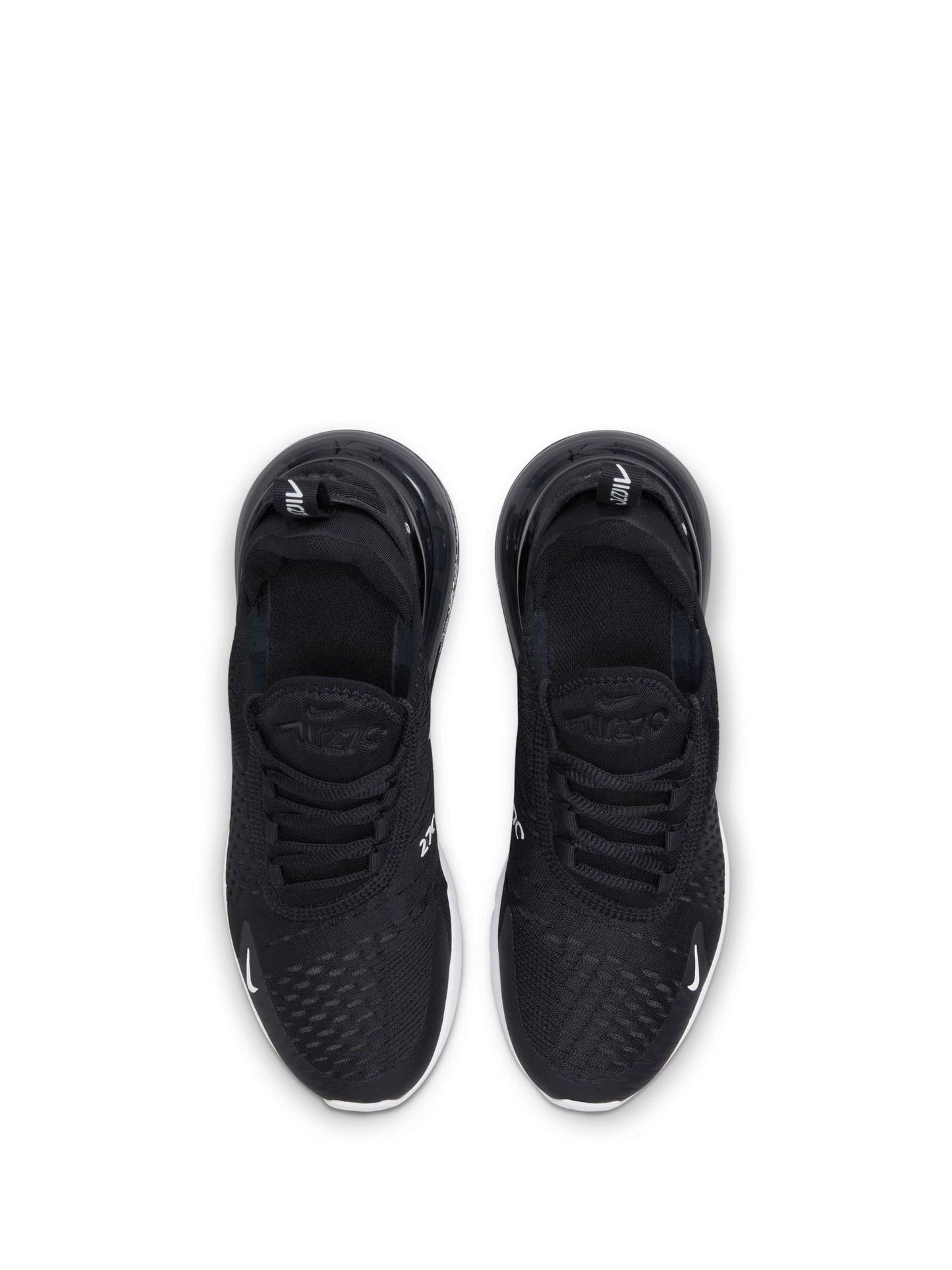 Nike Black White Youth Air Max 270 Trainers image 5