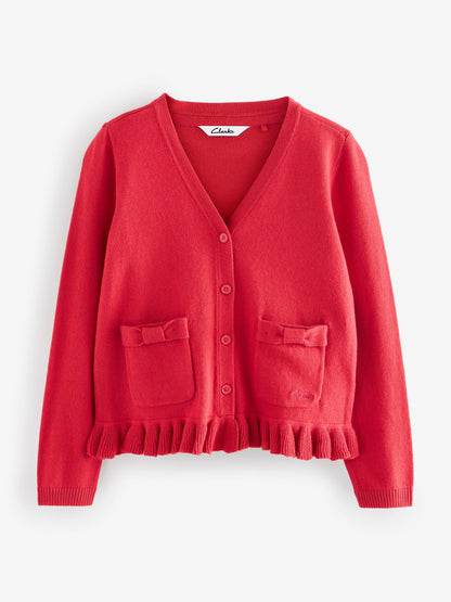 Dsiney Kidz - Clarks Red Bow Knitted School Cardigans 2 Pack image 2