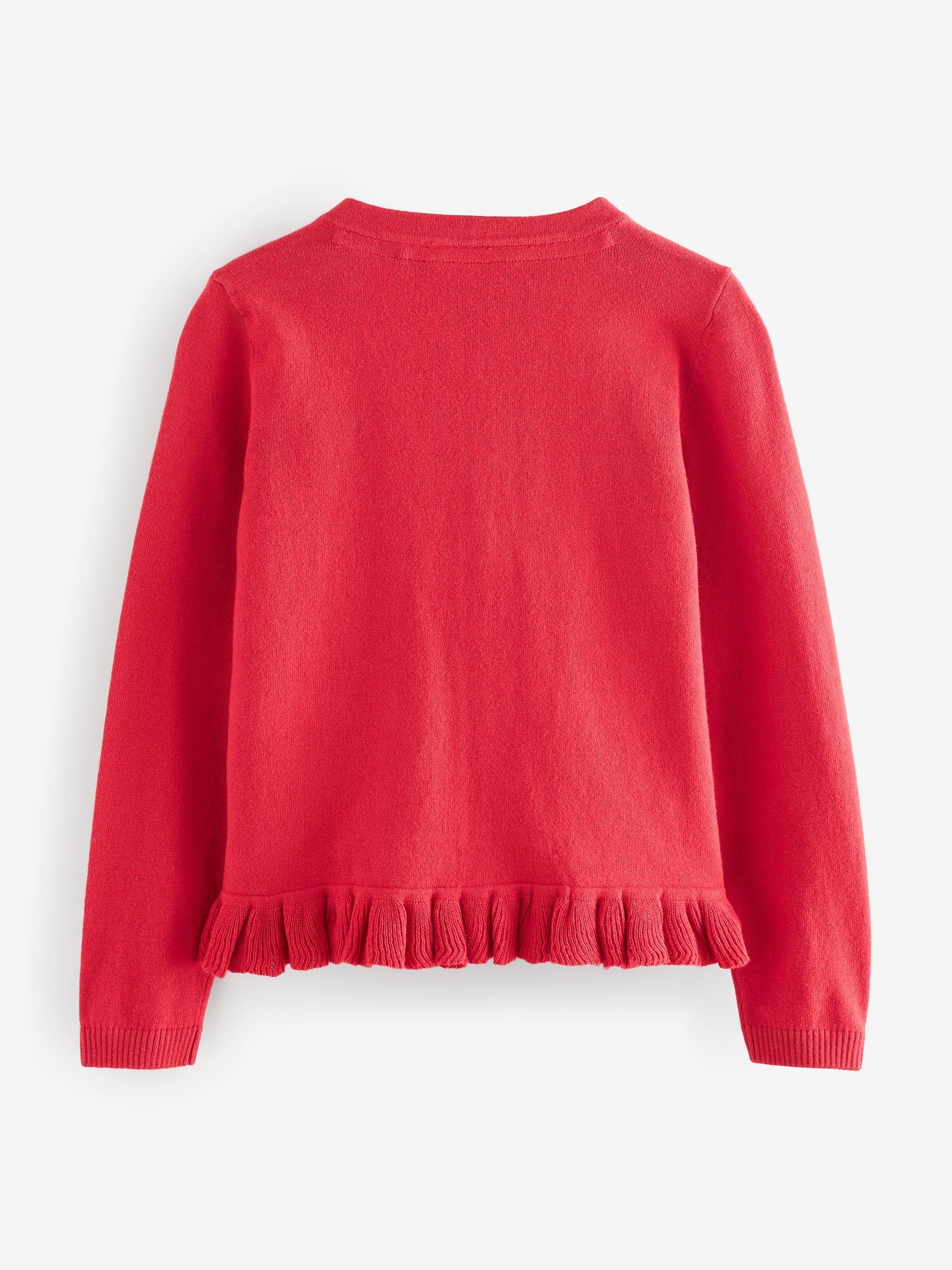 Dsiney Kidz - Clarks Red Bow Knitted School Cardigans 2 Pack image 3