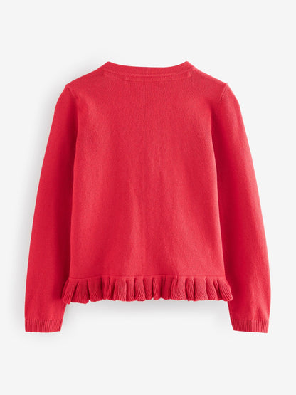 Dsiney Kidz - Clarks Red Bow Knitted School Cardigans 2 Pack image 3