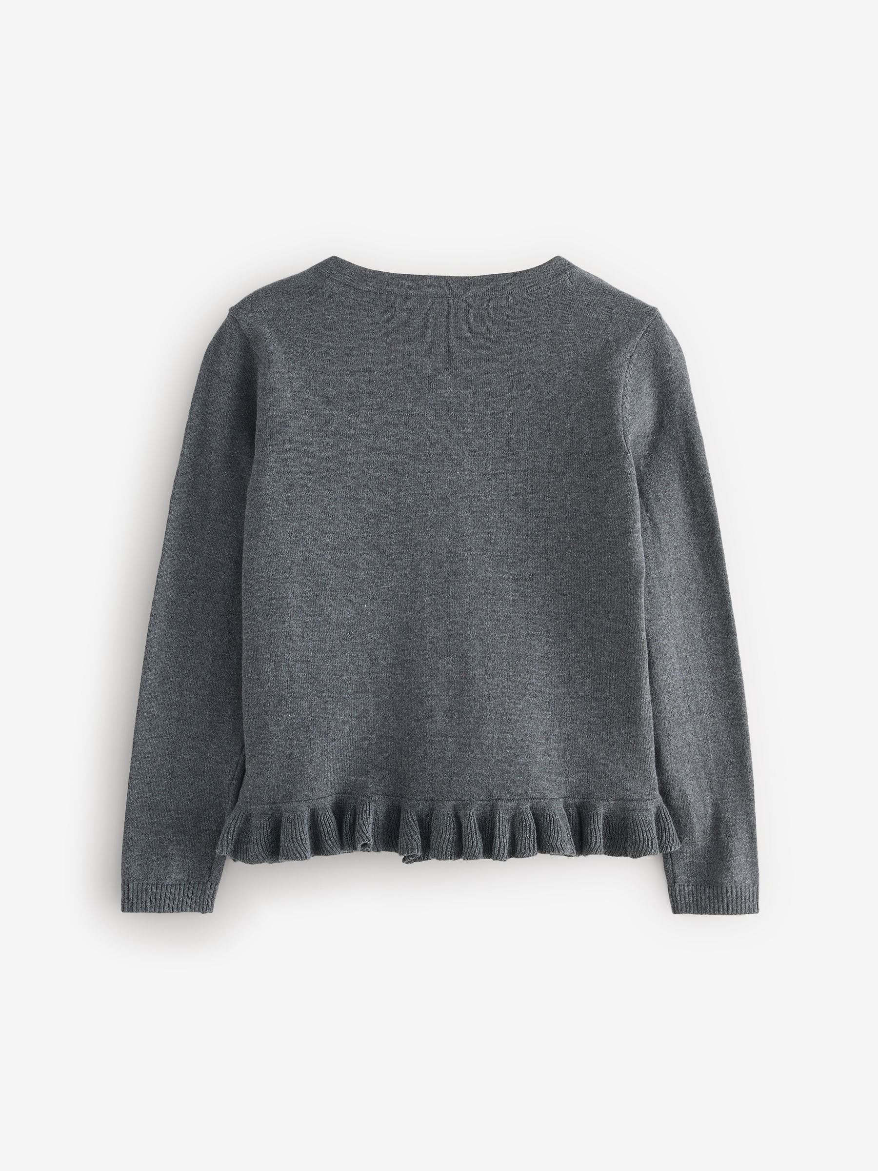 Dsiney Kidz - Clarks Grey Bow Knitted School Cardigans 2 Pack image 3