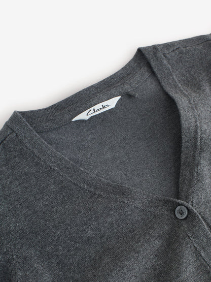 Dsiney Kidz - Clarks Grey Bow Knitted School Cardigans 2 Pack image 4