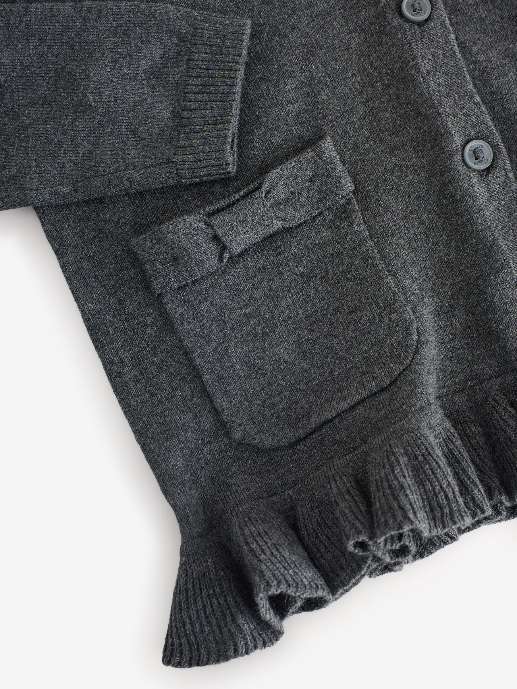 Dsiney Kidz - Clarks Grey Bow Knitted School Cardigans 2 Pack image 6