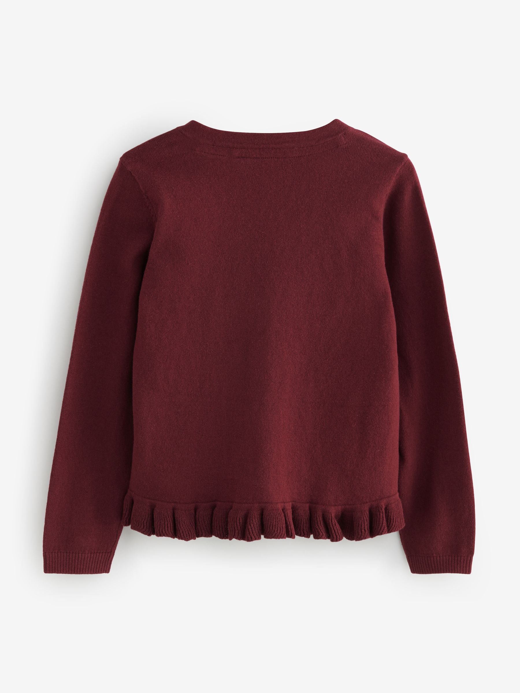 Dsiney Kidz - Clarks Burgundy Red Bow Knitted School Cardigans 2 Pack image 2