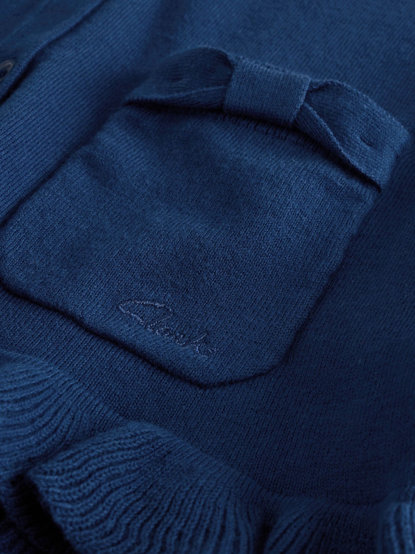 Dsiney Kidz - Clarks Blue Bow Knitted School Cardigans 2 Pack image 5