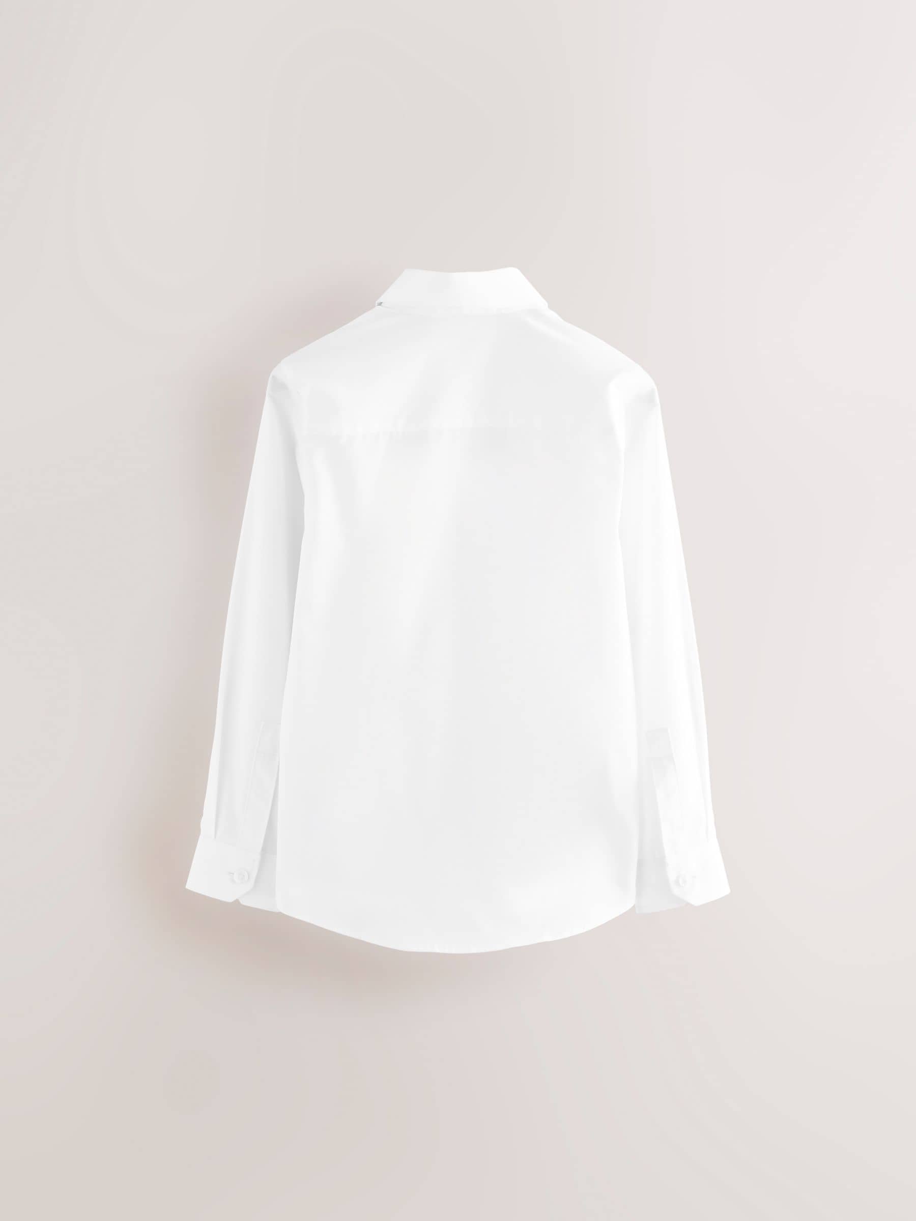 Dsiney Kidz - Clarks White Long Sleeve School Shirts 3 Pack image 5
