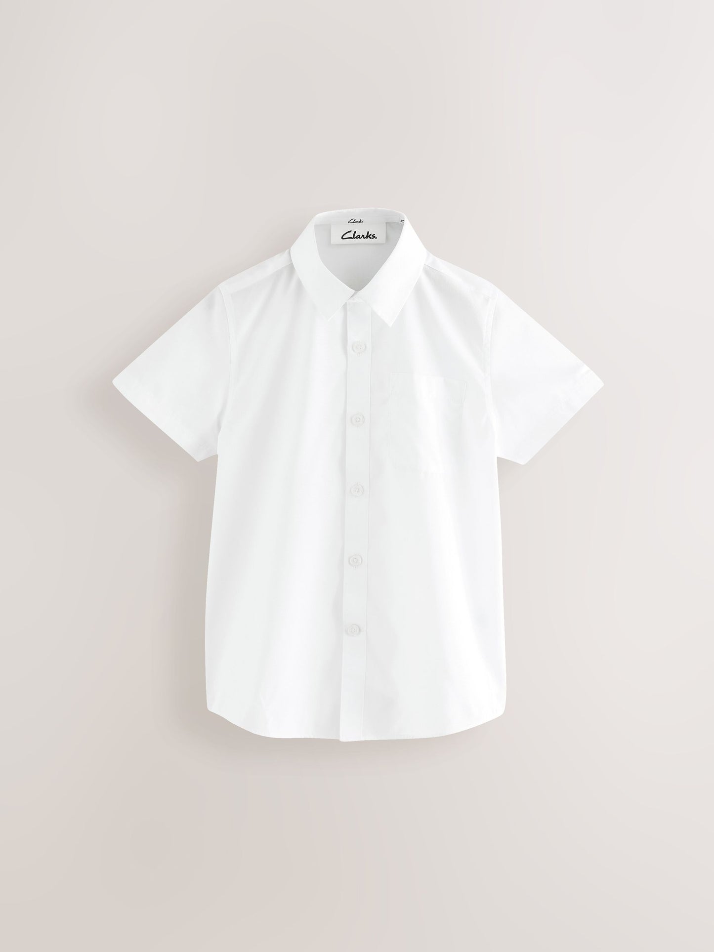Dsiney Kidz - Clarks White Short Sleeve School Shirts 3 Pack image 2