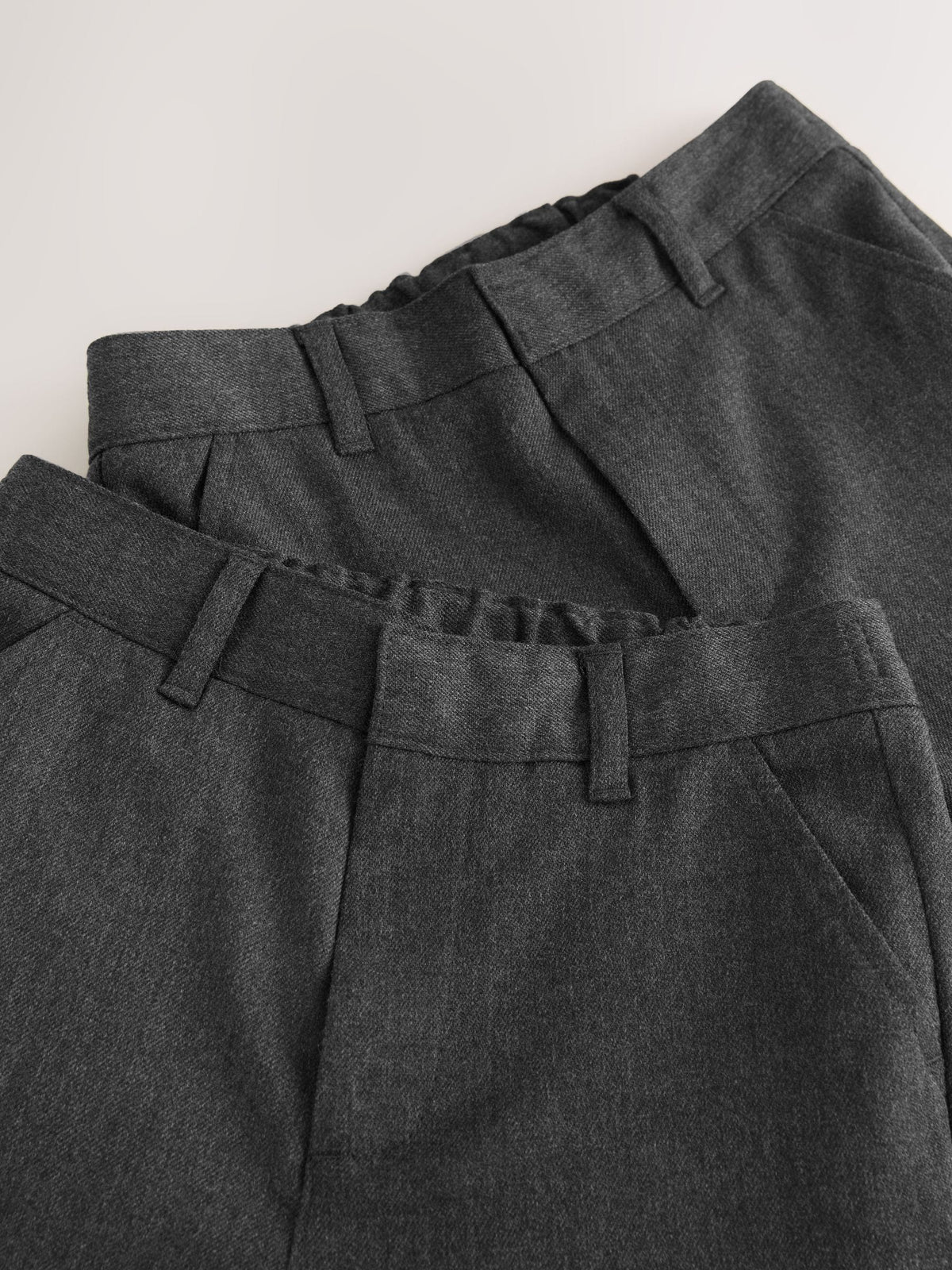 Dsiney Kidz - Clarks Grey 2 Pack Regular Fit Fastening School Trousers image 6