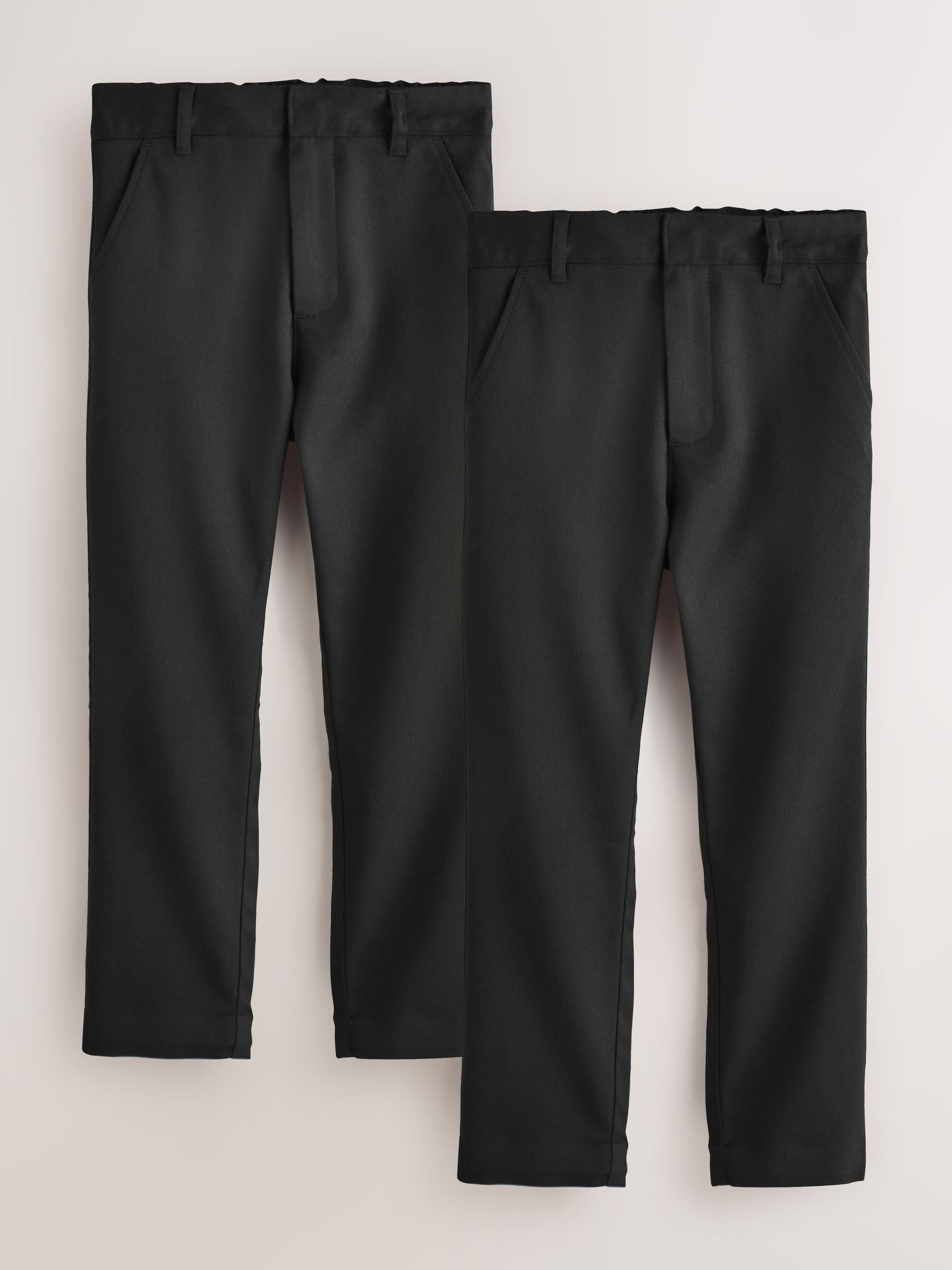 Dsiney Kidz - Clarks Black 2 Pack Regular Fit Fastening School Trousers image 1
