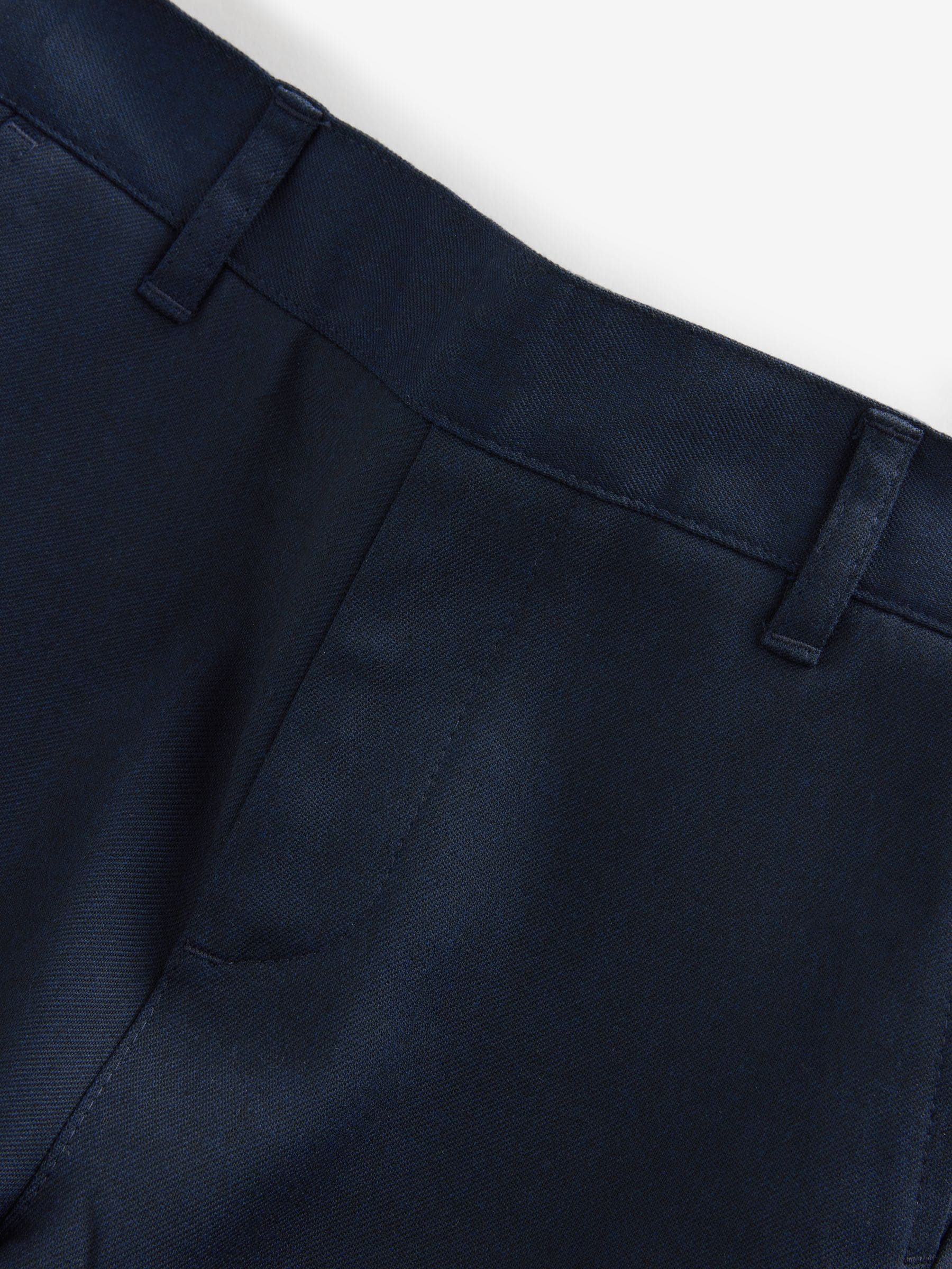 Dsiney Kidz - Clarks Navy Pull On Regular Fit Trousers 2 Pack image 4