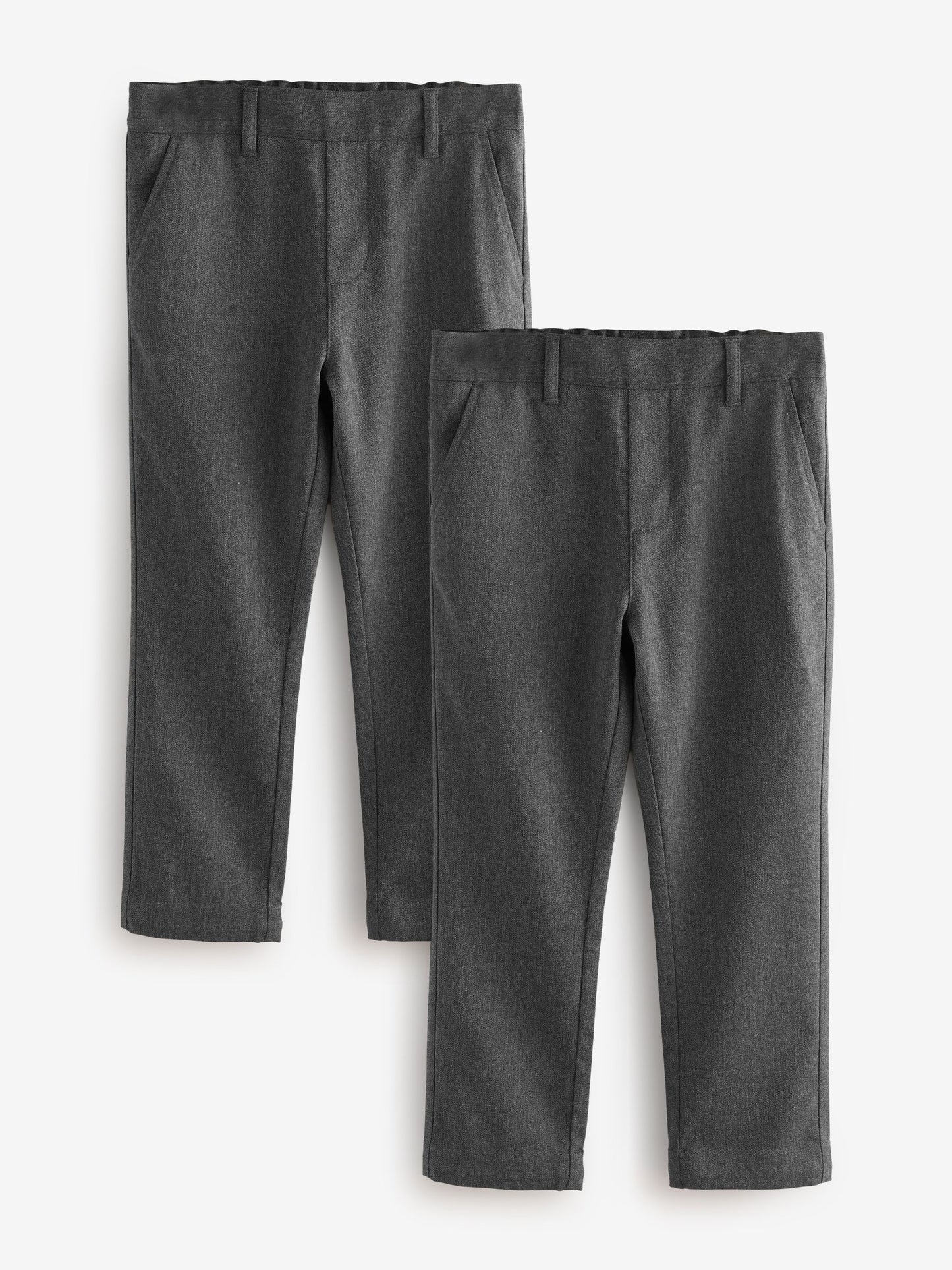Dsiney Kidz - Clarks Grey Pull On Regular Fit Trousers 2 Pack image 1