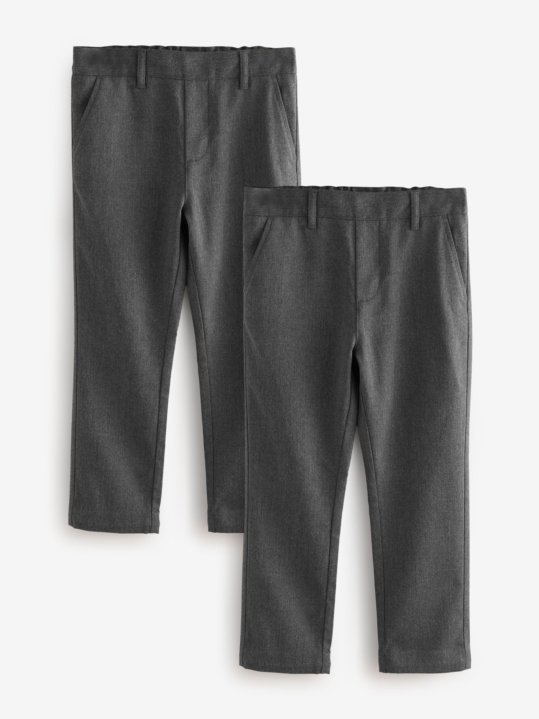 Dsiney Kidz - Clarks Grey Pull On Regular Fit Trousers 2 Pack image 1
