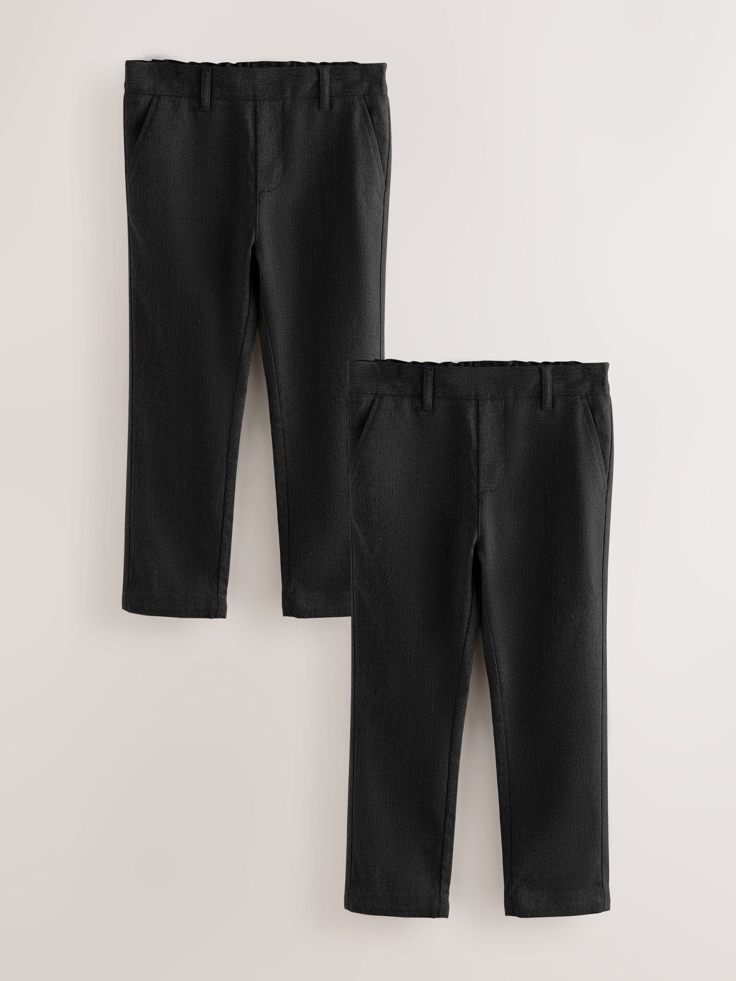 Dsiney Kidz - Clarks Black Pull On Regular Fit Trousers 2 Pack image 1