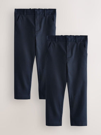 Dsiney Kidz - Clarks Navy 2 Pack Regular Fit Fastening School Trousers image 1