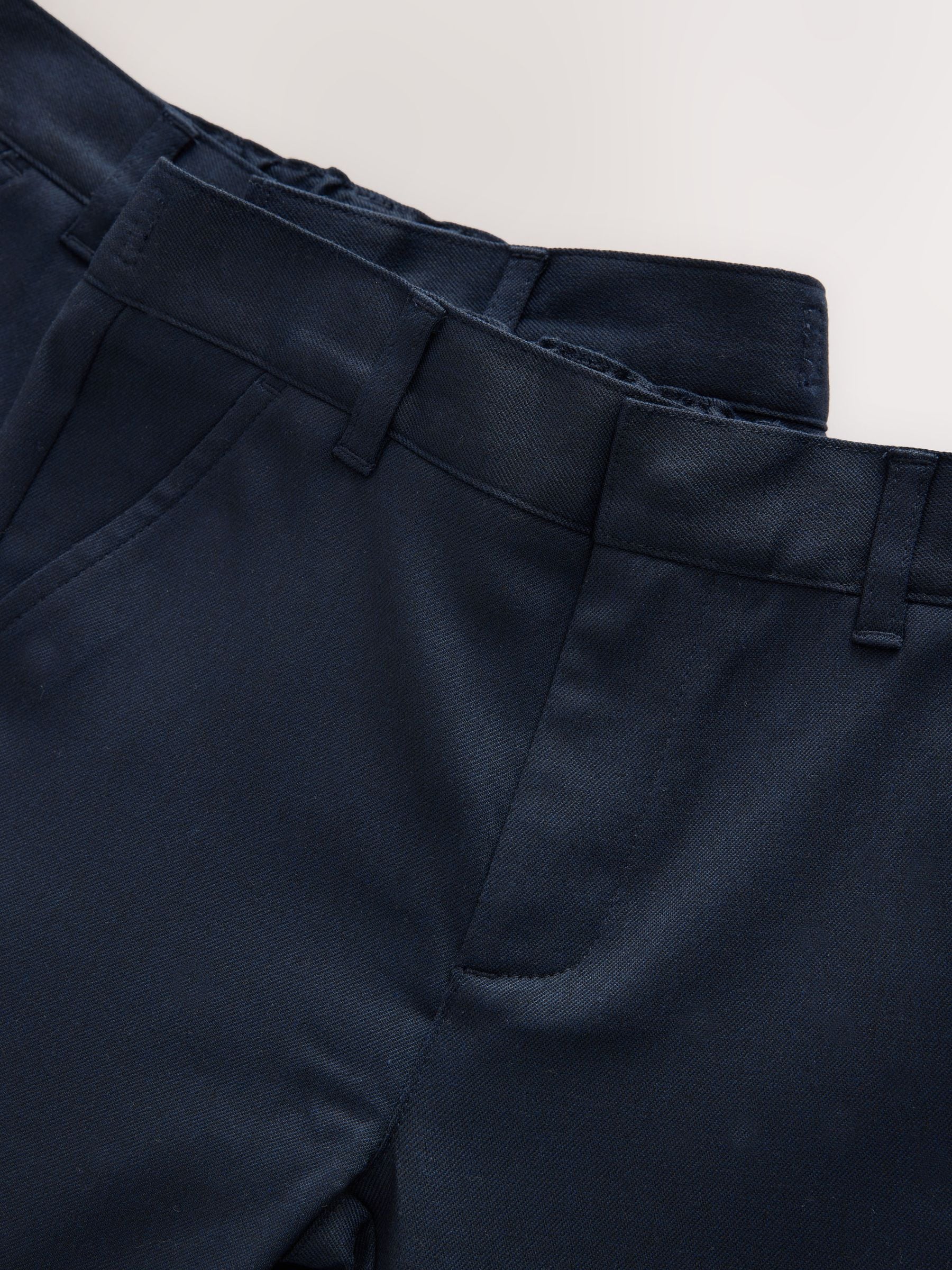 Dsiney Kidz - Clarks Navy 2 Pack Regular Fit Fastening School Trousers image 5