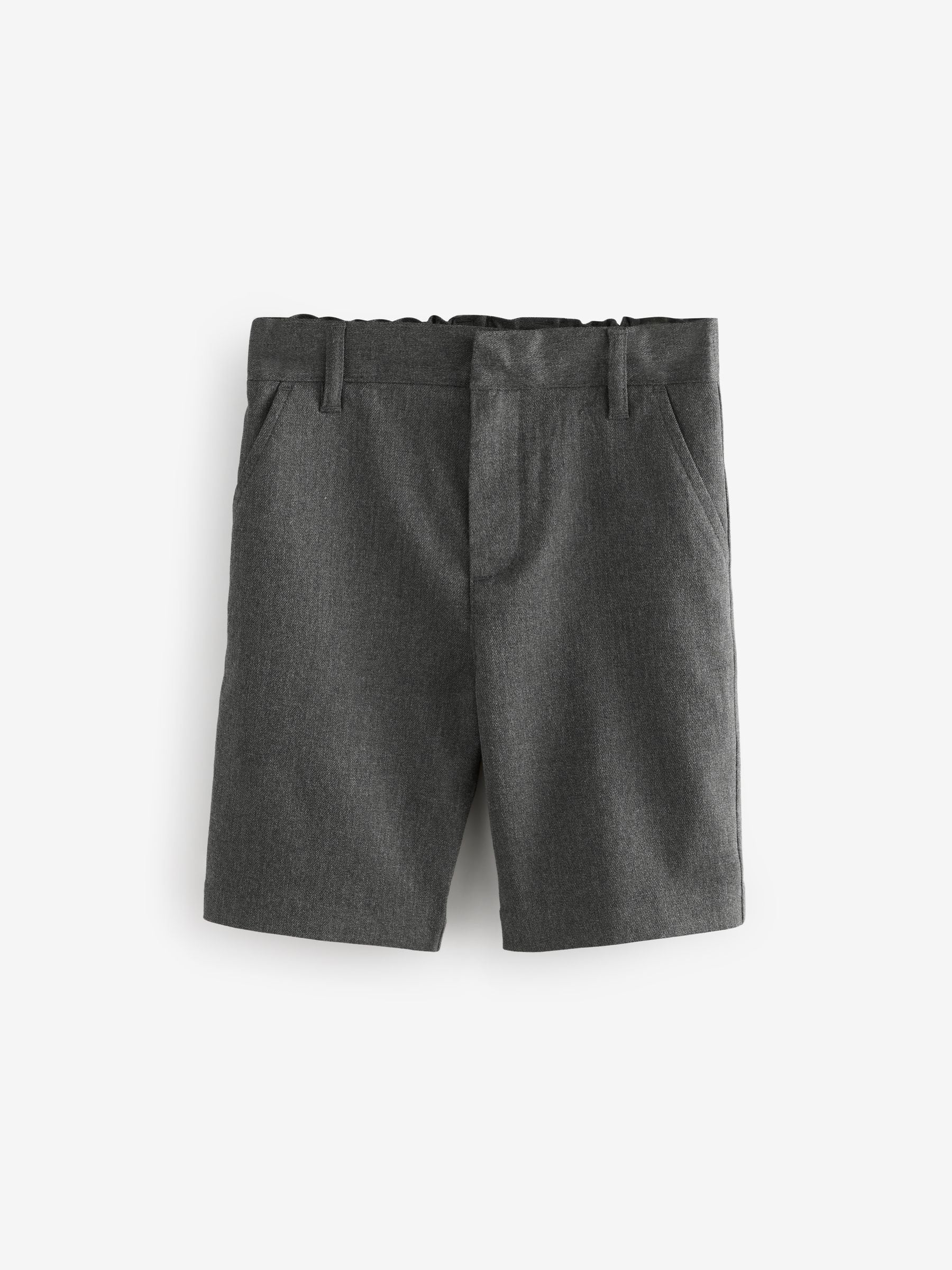 Dsiney Kidz - Clarks Grey Regular Boys Fastening School Shorts 2 Pack image 2