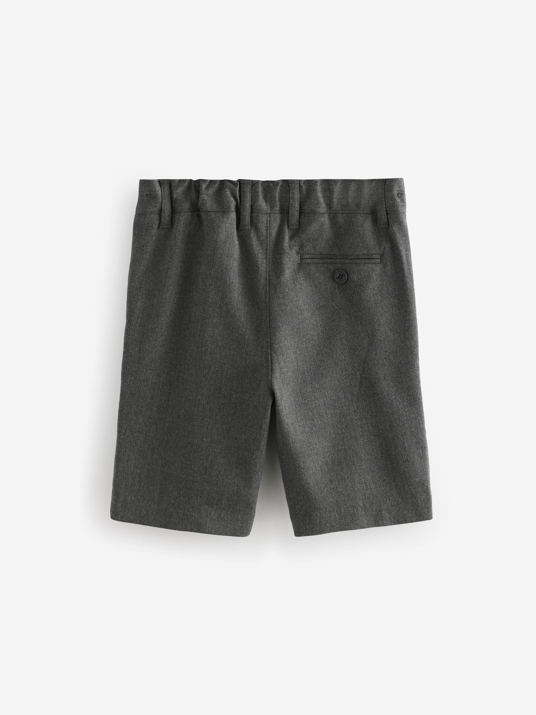 Dsiney Kidz - Clarks Grey Regular Boys Fastening School Shorts 2 Pack image 3
