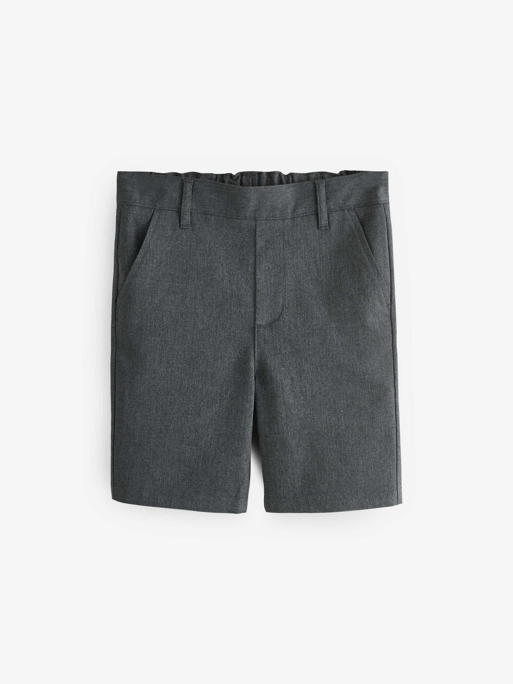 Dsiney Kidz - Clarks Grey Regular Boys Pull-On School Shorts 2 Pack image 2