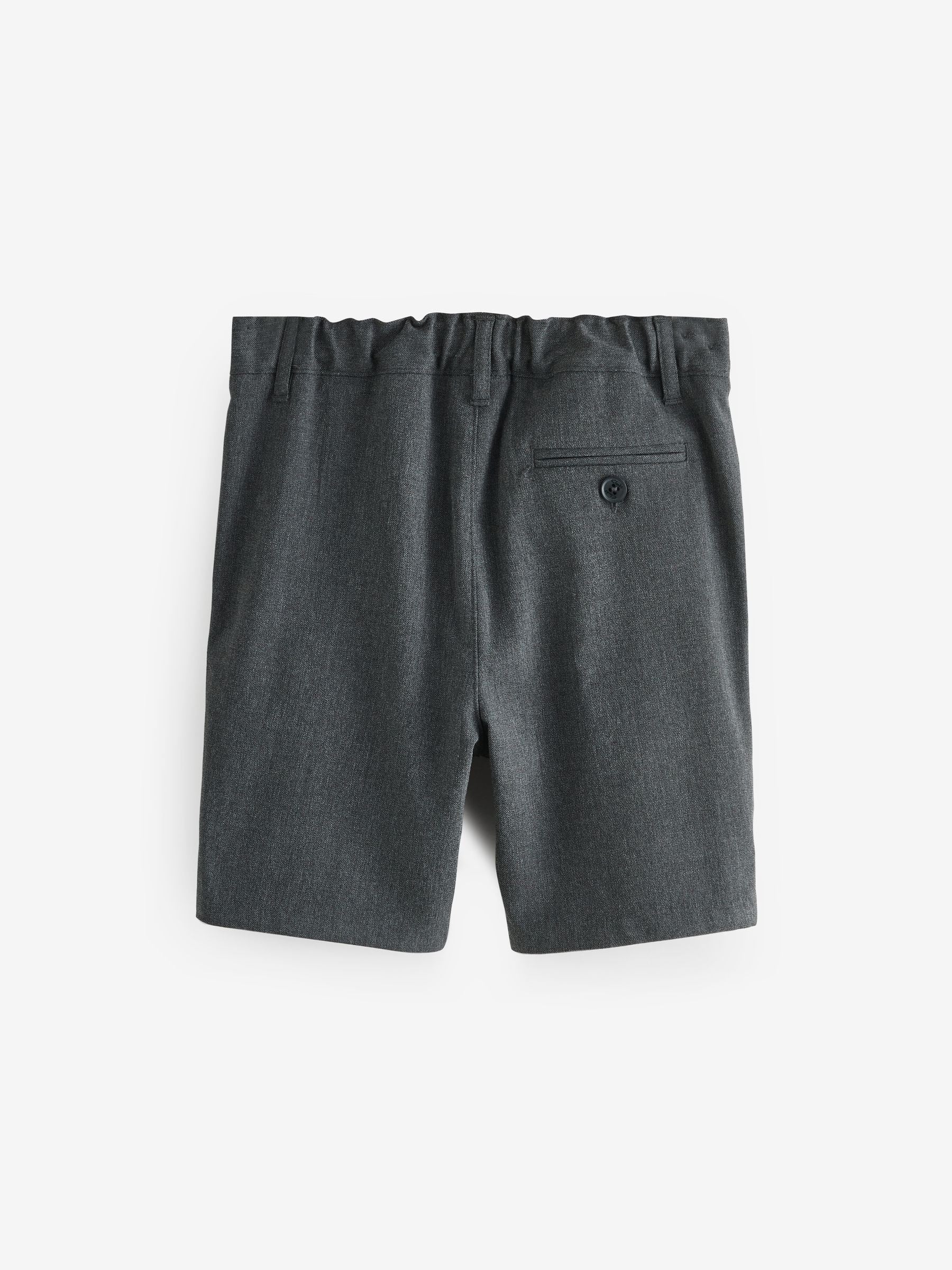 Dsiney Kidz - Clarks Grey Regular Boys Pull-On School Shorts 2 Pack image 3