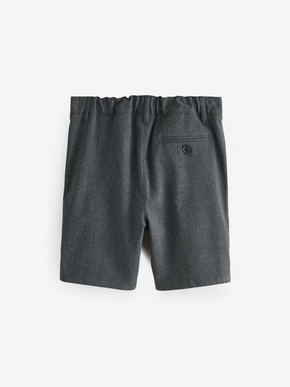 Dsiney Kidz - Clarks Grey Regular Boys Pull-On School Shorts 2 Pack image 3