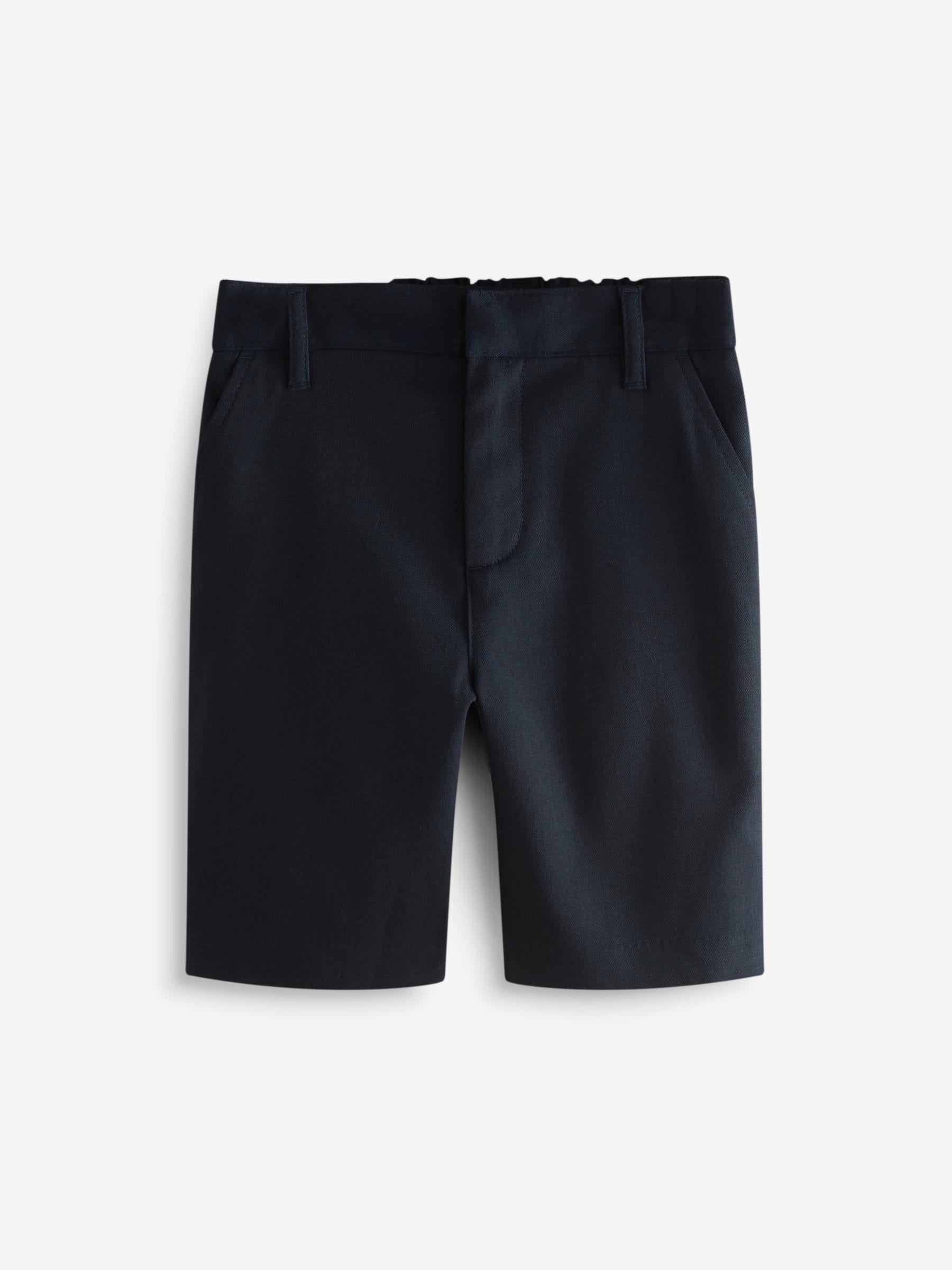 Dsiney Kidz - Clarks Navy Regular Boys Fastening School Shorts 2 Pack image 2