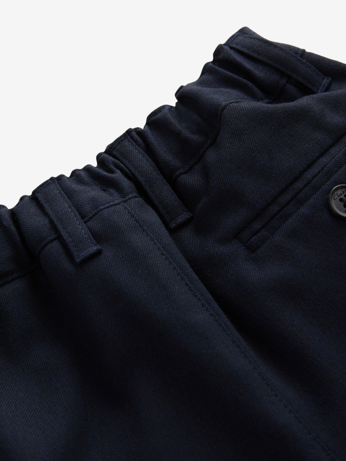 Dsiney Kidz - Clarks Navy Regular Boys Fastening School Shorts 2 Pack image 5