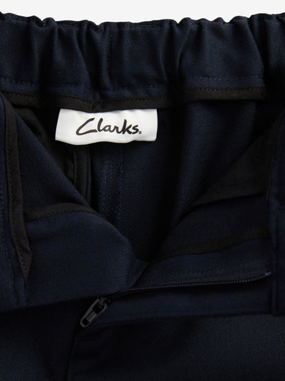Dsiney Kidz - Clarks Navy Regular Boys Fastening School Shorts 2 Pack image 7